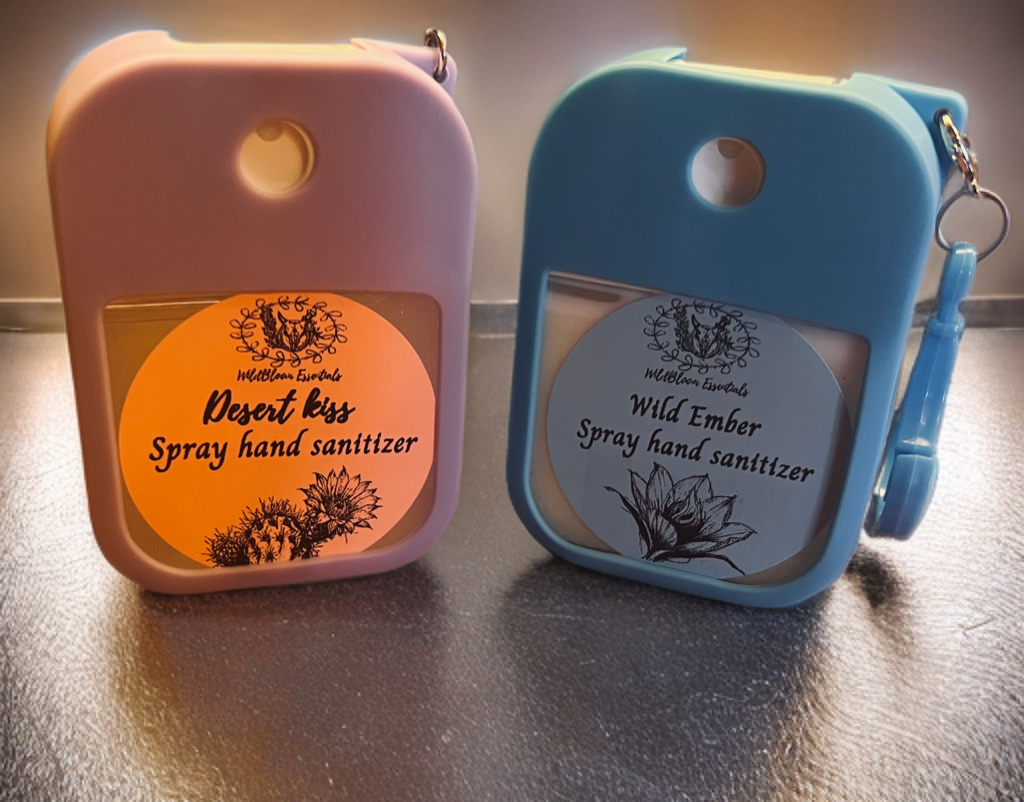 Spray hand sanitizer
